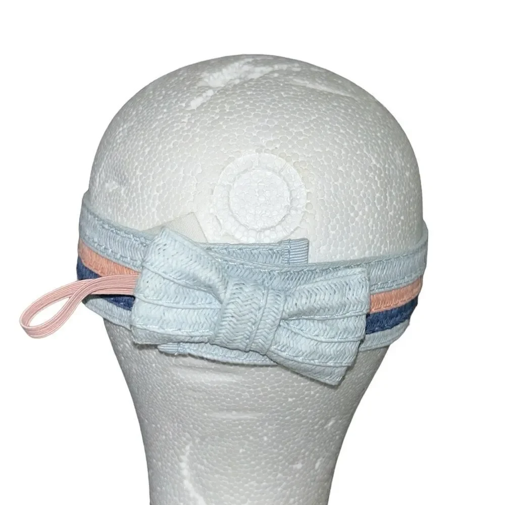 Gymboree Blue Stripe Visor Girls Hat(Size XS/S)